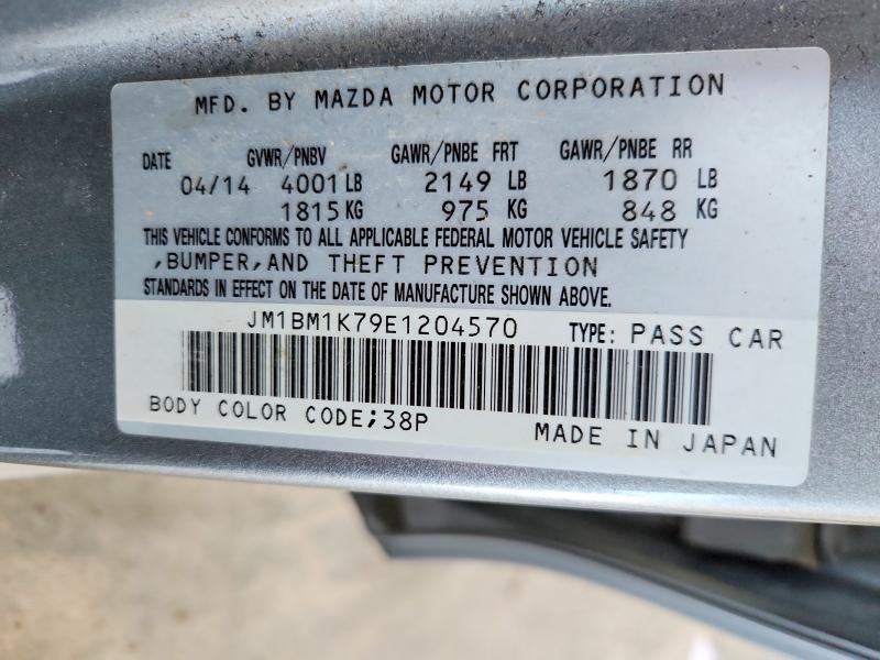Продаж на аукціоні авто 2014 Mazda 3, vin: JM1BM1K79E1204570, номер лоту: 52162796