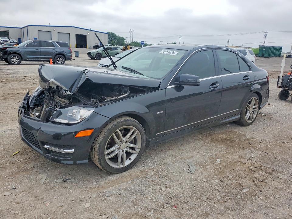 54461676 :رقم المزاد ، WDDGF4HB8CA636454 vin ، 2012 Mercedes-benz C مزاد بيع