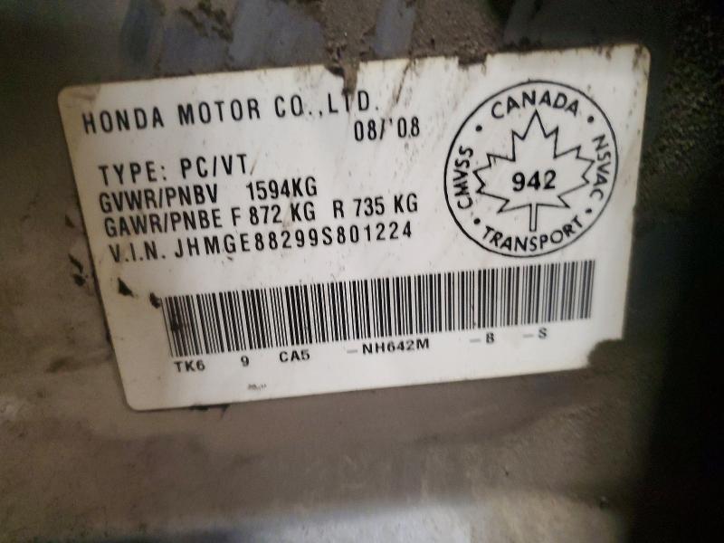 Продажа на аукционе авто 2009 Honda Fit, vin: JHMGE88299S801224, номер лота: 52944836