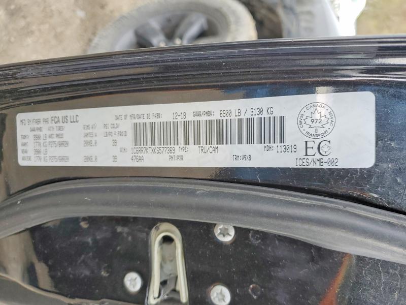 Aukcja sprzedaży 2019 Ram 1500 Classic, vin: 1C6RR7KTXKS577369, numer aukcji: 51989746