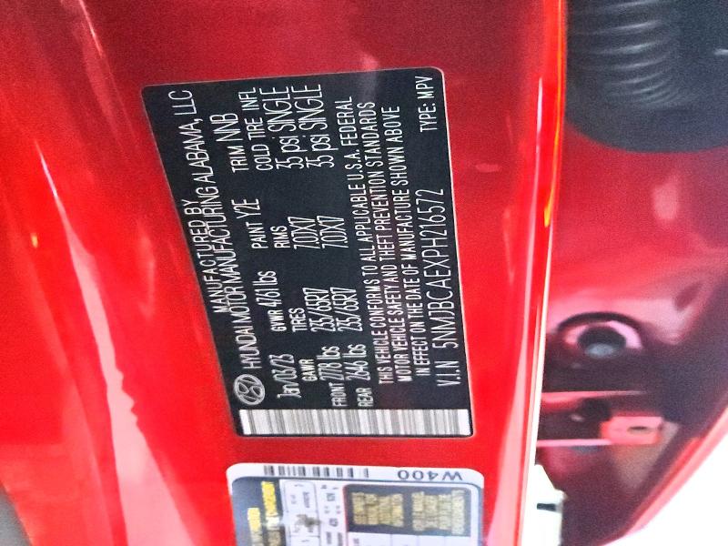 Aukcja sprzedaży 2023 Hyundai Tucson, vin: 5NMJBCAEXPH216572, numer aukcji: 53843206