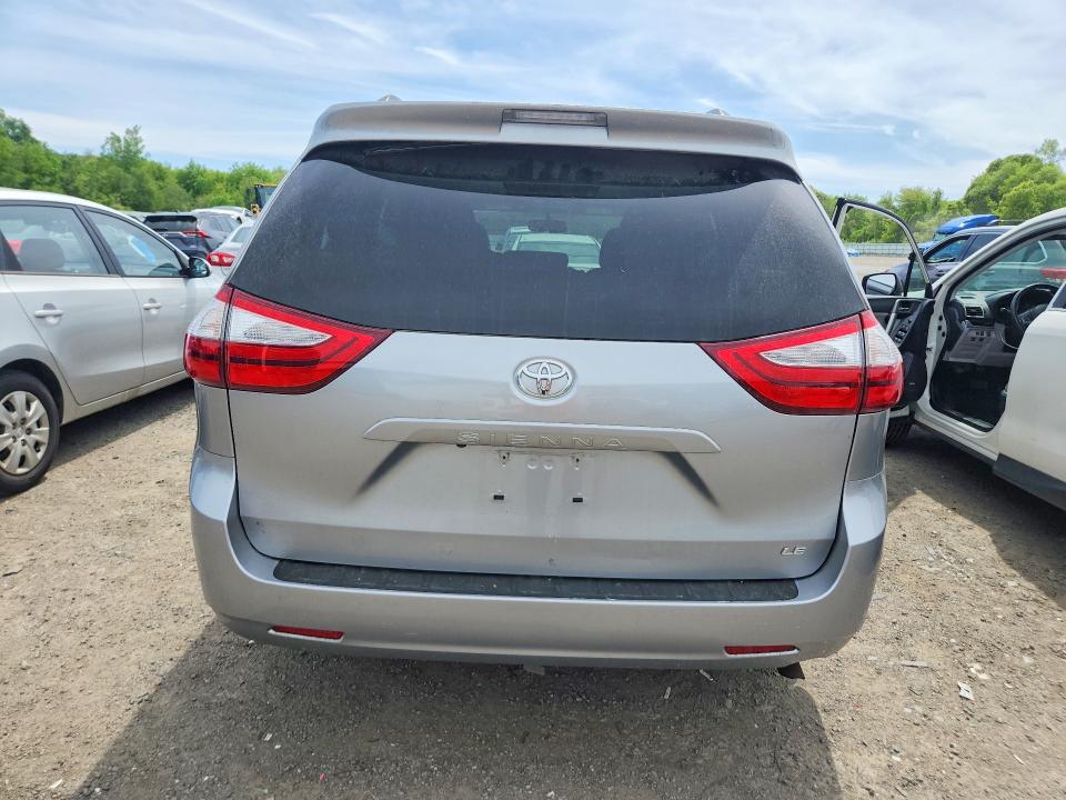 2017 Toyota Sienna მანქანა იყიდება აუქციონზე, vin: 5TDKZ3DC7HS875654, აუქციონის ნომერი: 54018916