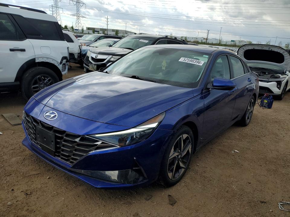 2022 Hyundai Elantra მანქანა იყიდება აუქციონზე, vin: 5NPLP4AG5NH068347, აუქციონის ნომერი: 52590396