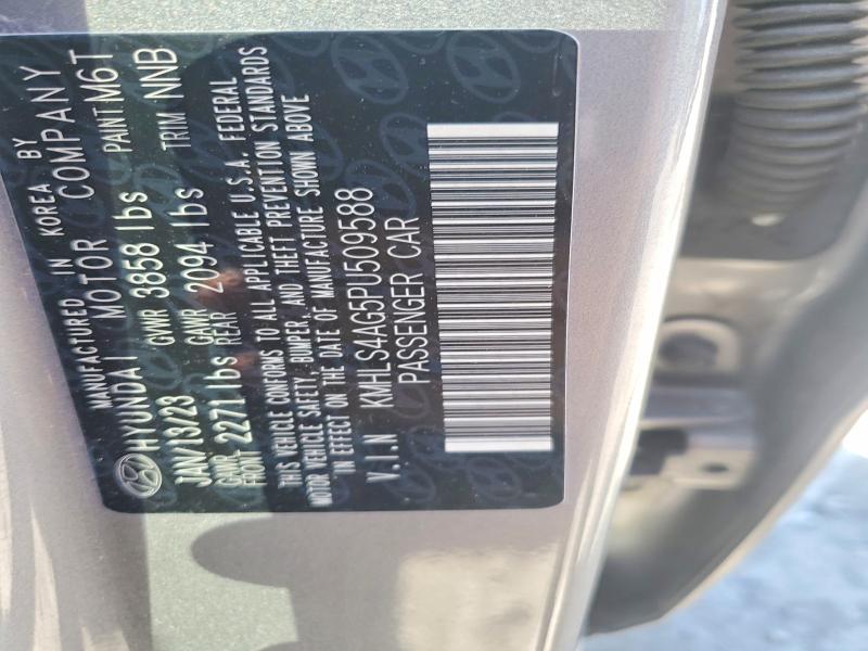 53350716 :رقم المزاد ، KMHLS4AG5PU509588 vin ، 2023 Hyundai Elantra مزاد بيع