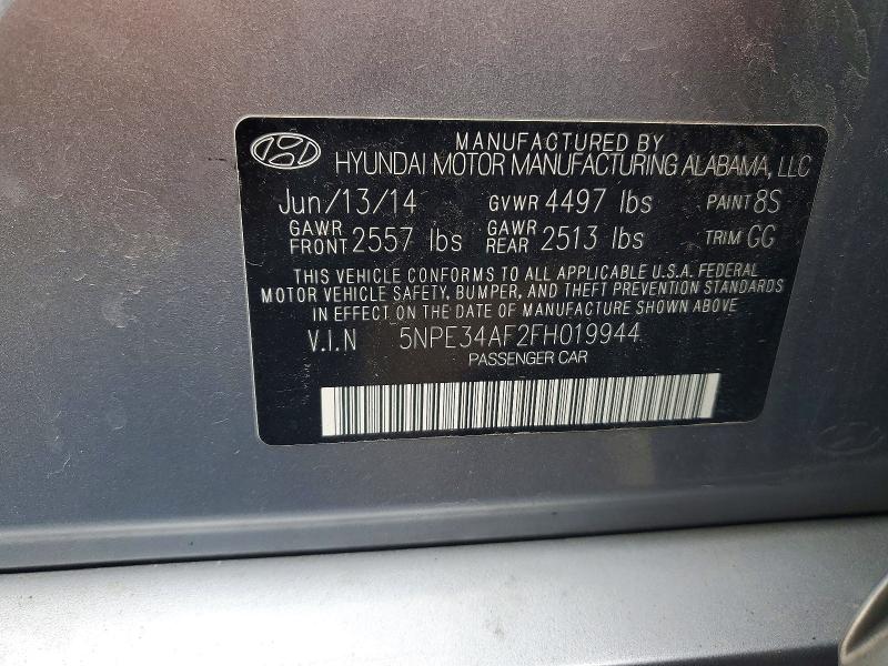 Aukcja sprzedaży 2015 Hyundai Sonata, vin: 5NPE34AF2FH019944, numer aukcji: 53516946
