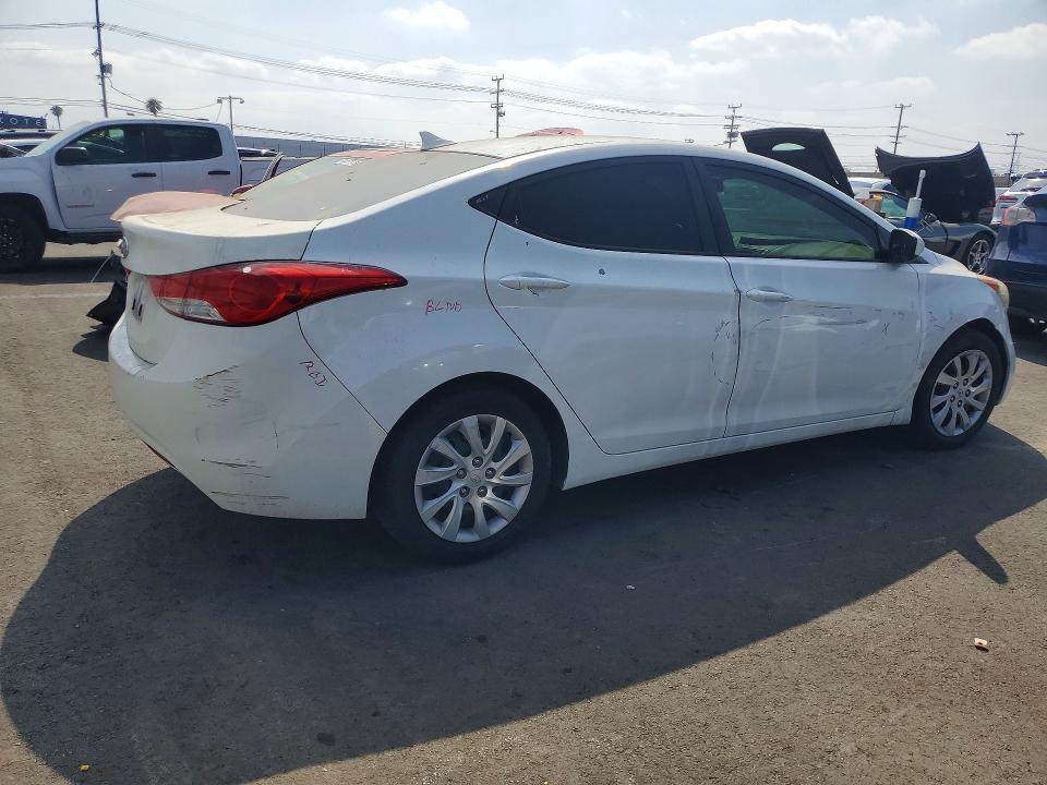 2012 Hyundai Elantra მანქანა იყიდება აუქციონზე, vin: 5NPDH4AE3CH067162, აუქციონის ნომერი: 54119616