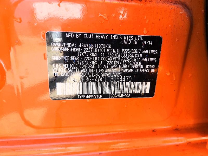 Продажа на аукционе авто 2014 Subaru Xv Crosstrek, vin: JF2GPAWC1E8264470, номер лота: 54499596