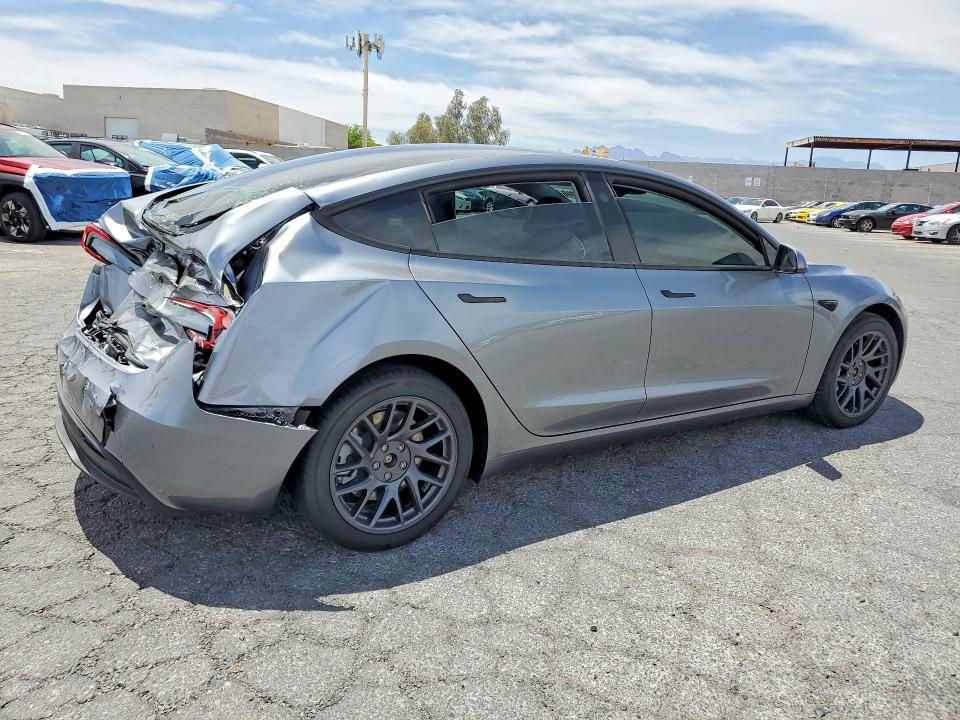 2025 Tesla Model 3 მანქანა იყიდება აუქციონზე, vin: 5YJ3E1EB1SF937183, აუქციონის ნომერი: 54960396