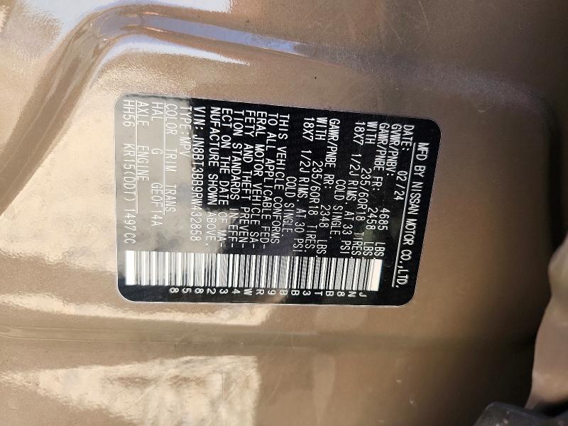 Продаж на аукціоні авто 2024 Nissan Rogue, vin: JN8BT3BB9RW432858, номер лоту: 52948206