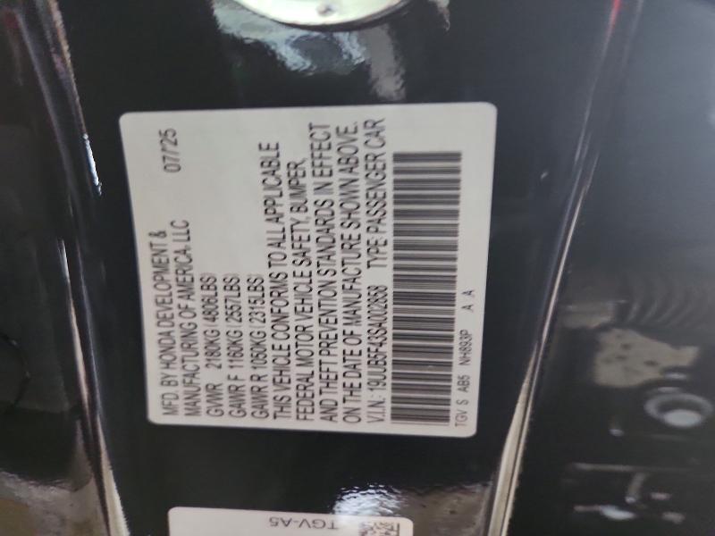 Aukcja sprzedaży 2025 Acura Tlx, vin: 19UUB5F43SA002858, numer aukcji: 51973406