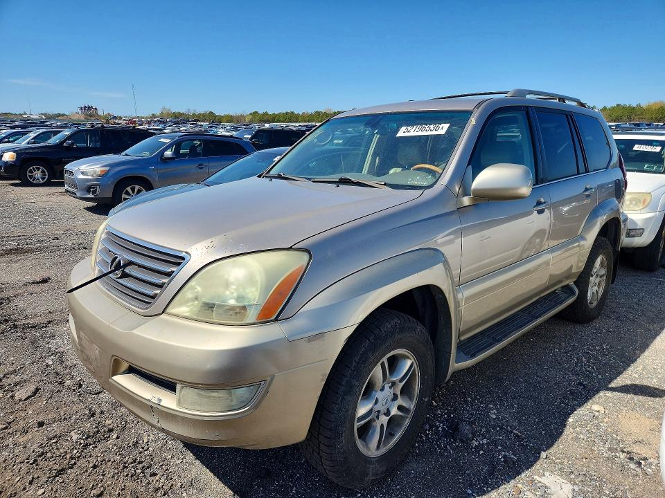 2003 Lexus Gx მანქანა იყიდება აუქციონზე, vin: JTJBT20X530001476, აუქციონის ნომერი: 52196536