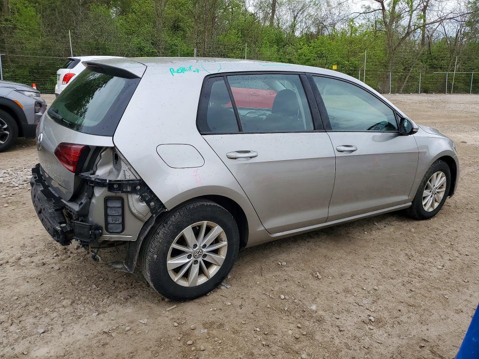 2019 Volkswagen Golf მანქანა იყიდება აუქციონზე, vin: 3VWG57AU9KM021291, აუქციონის ნომერი: 52041806