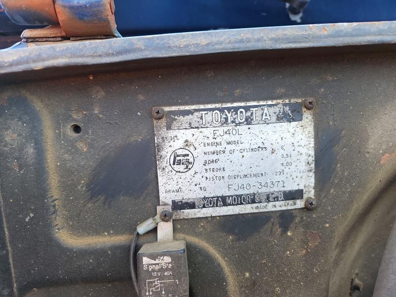 Aukcja sprzedaży 1965 Toyota Landcruiser, vin: FJ4034371, numer aukcji: 53849376