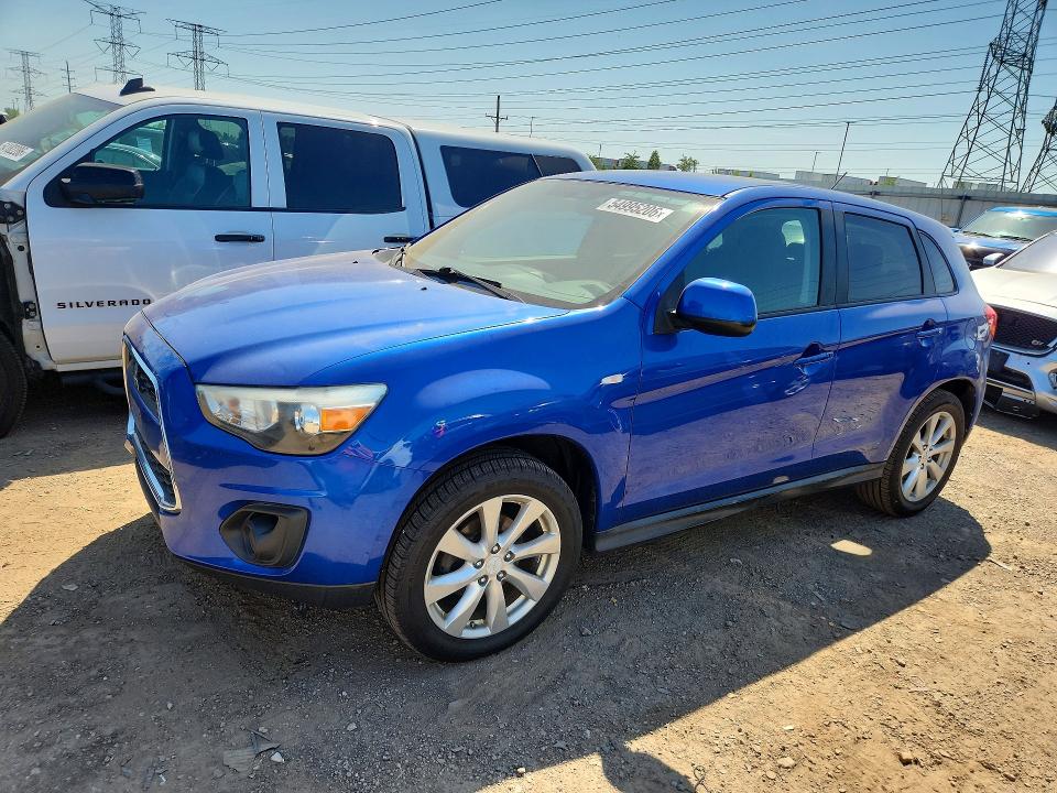 2015 Mitsubishi Outlander Sport მანქანა იყიდება აუქციონზე, vin: 4A4AP3AU6FE018350, აუქციონის ნომერი: 54995206