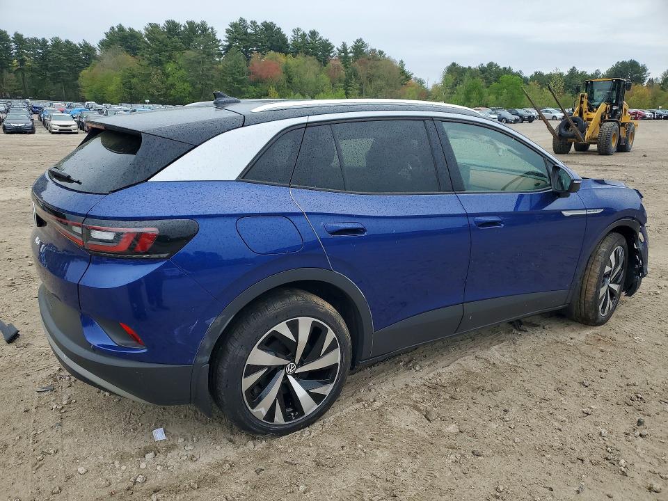 2022 Volkswagen Id.4 მანქანა იყიდება აუქციონზე, vin: WVGUNPE22NP048521, აუქციონის ნომერი: 51772786