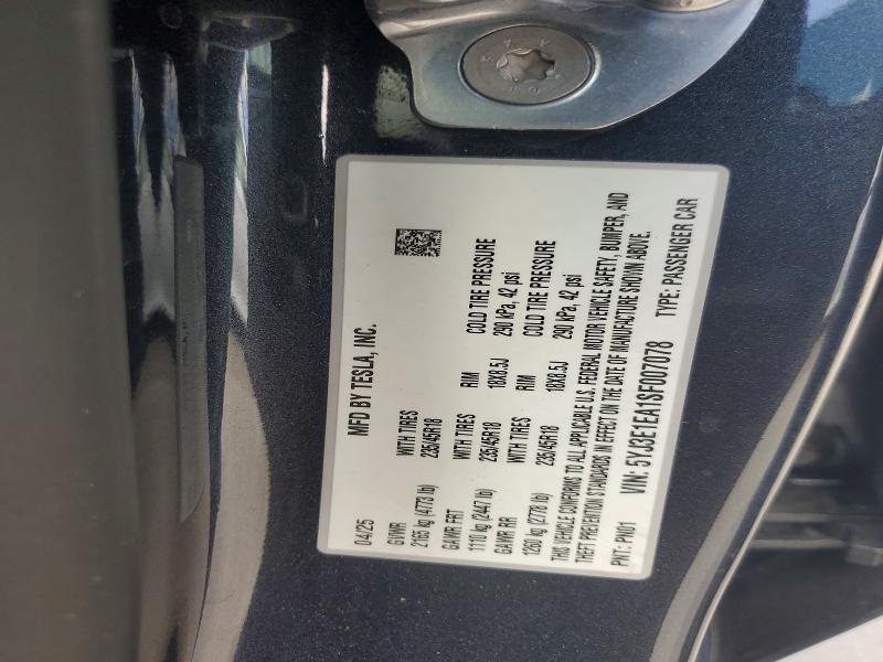 Продаж на аукціоні авто 2025 Tesla Model 3, vin: 5YJ3E1EA1SF007078, номер лоту: 53944426
