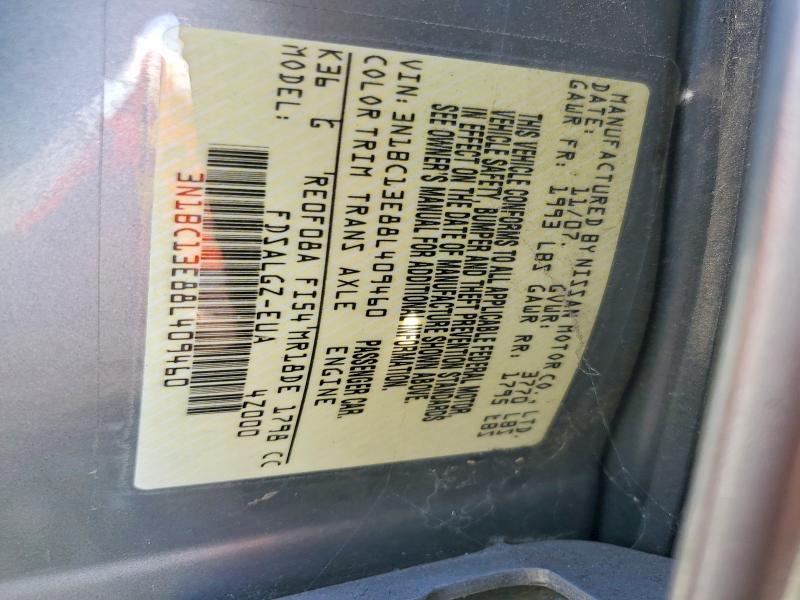 Продаж на аукціоні авто 2008 Nissan Versa, vin: 3N1BC13E88L409460, номер лоту: 54510056