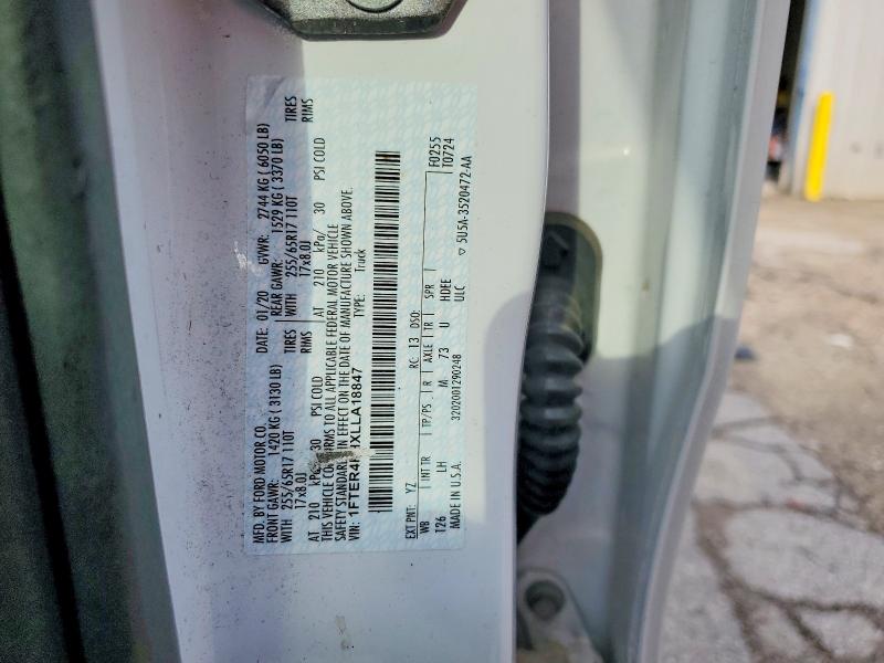 2020 Ford Ranger მანქანა იყიდება აუქციონზე, vin: 1FTER4FHXLLA18847, აუქციონის ნომერი: 54813986