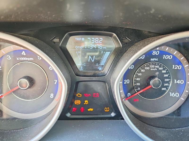 52023796 :رقم المزاد ، KMHDH4AE9DU559164 vin ، 2013 Hyundai Elantra مزاد بيع