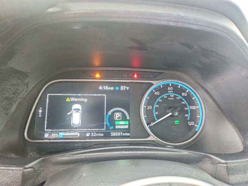 2020 Nissan Leaf მანქანა იყიდება აუქციონზე, vin: 1N4BZ1BPXLC309322, აუქციონის ნომერი: 52679776