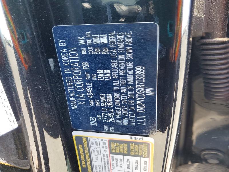 52751536 :رقم المزاد ، KNDPVCDGXR7131899 vin ، 2024 Kia Sportage مزاد بيع