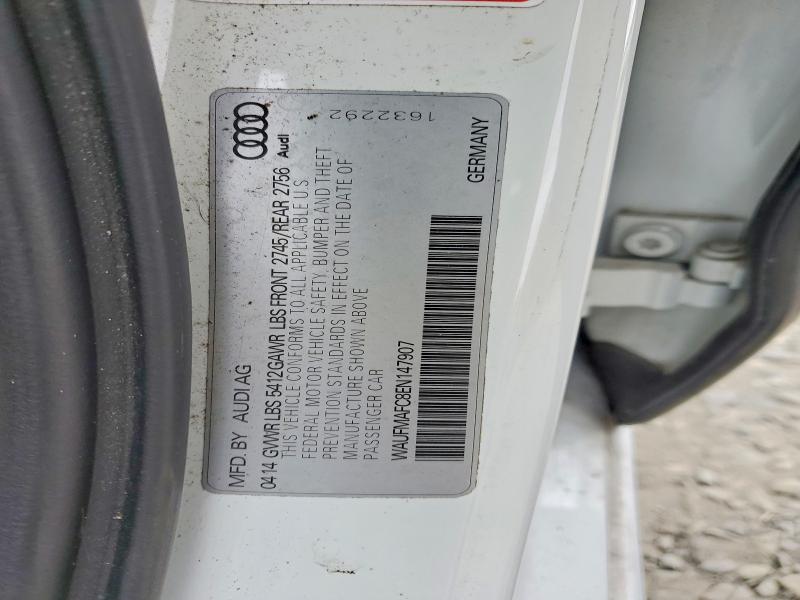 52947966 :رقم المزاد ، WAUFMAFC8EN147907 vin ، 2014 Audi A6 مزاد بيع