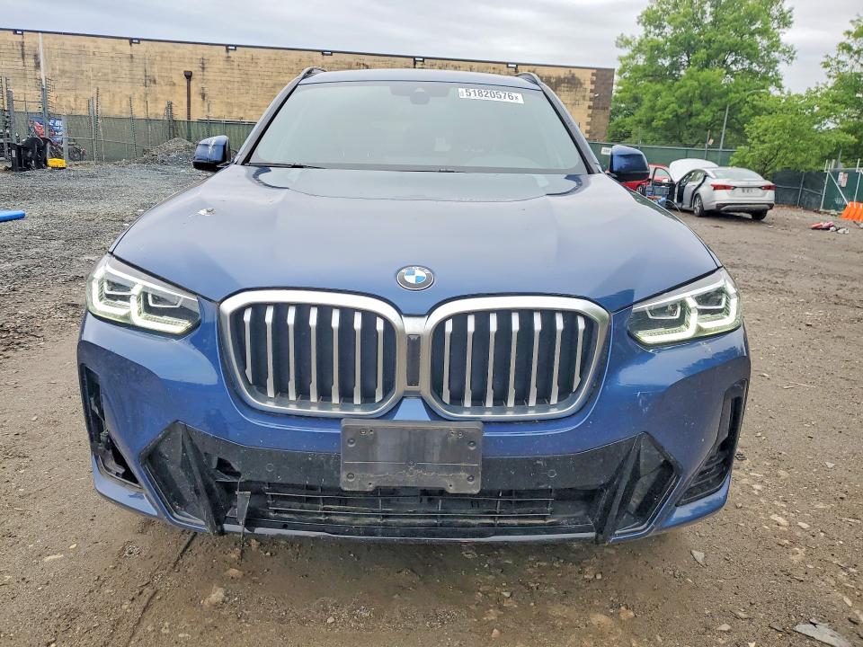 51820576 :رقم المزاد ، WBX57DP03NN173992 vin ، 2022 Bmw X3 مزاد بيع