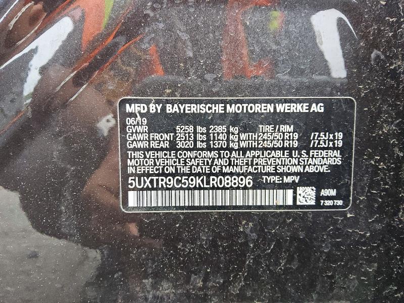 Продажа на аукционе авто 2019 Bmw X3, vin: 5UXTR9C59KLR08896, номер лота: 54321456