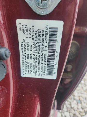 Aukcja sprzedaży 2013 Honda Civic, vin: 2HGFB2F51DH560065, numer aukcji: 52489786