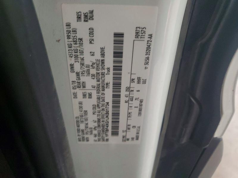 Продажа на аукционе авто 2018 Ford Transit, vin: 1FTBF4XG1JKB01734, номер лота: 54713876