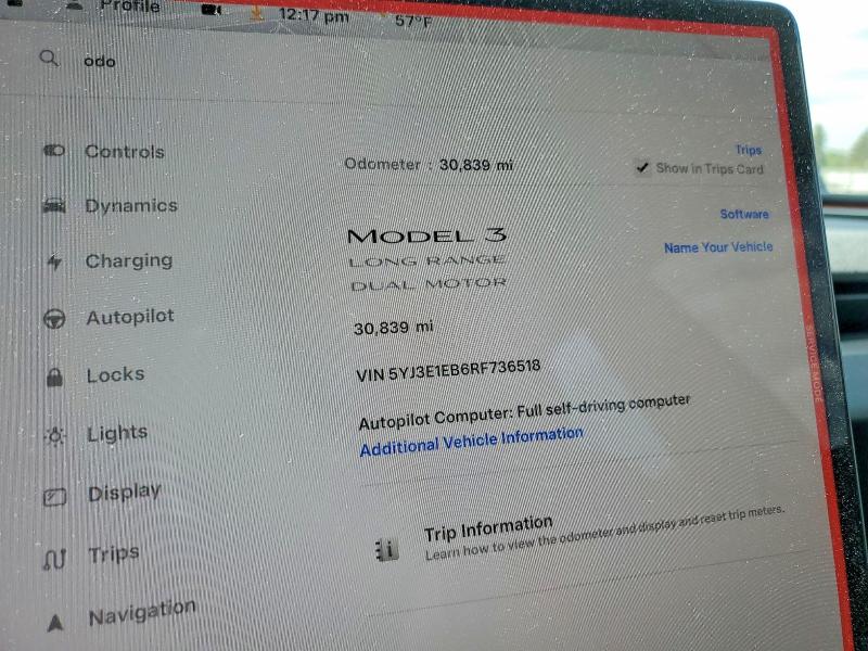Aukcja sprzedaży 2024 Tesla Model 3, vin: 5YJ3E1EB6RF736518, numer aukcji: 52004746