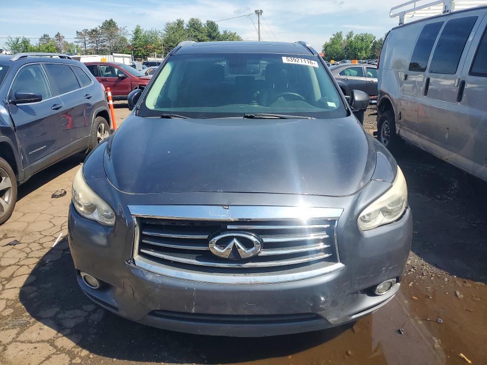 53921116 :رقم المزاد ، 5N1AL0MM5DC347428 vin ، 2013 Infiniti Jx35 مزاد بيع