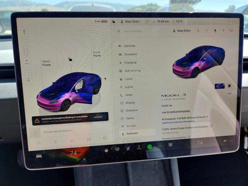 53454786 :رقم المزاد ، 5YJ3E1EA7SF920962 vin ، 2025 Tesla Model 3 مزاد بيع