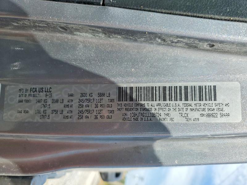 Продажа на аукционе авто 2020 Jeep Gladiator, vin: 1C6HJTAG1LL139724, номер лота: 52473036