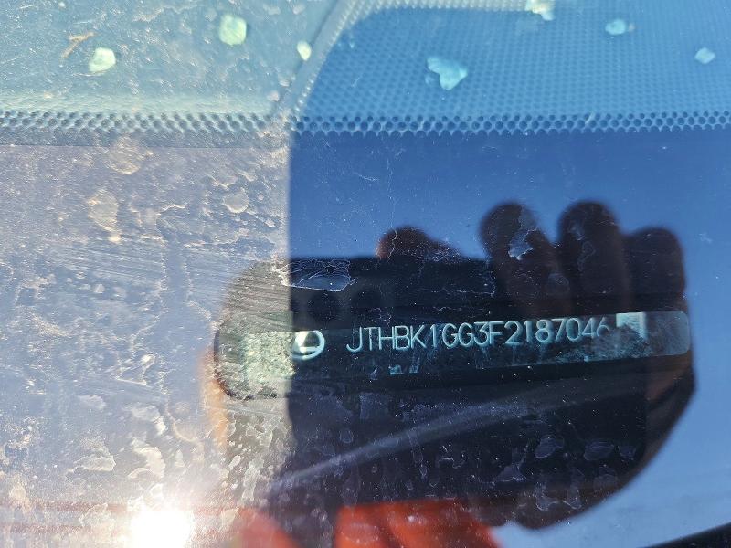 53781326 :رقم المزاد ، JTHBK1GG3F2187046 vin ، 2015 Lexus Es مزاد بيع