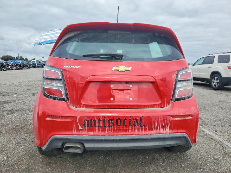 2020 Chevrolet Sonic მანქანა იყიდება აუქციონზე, vin: 1G1JG6SB1L4114418, აუქციონის ნომერი: 55399936