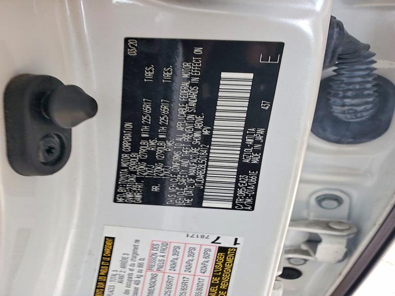 Aukcja sprzedaży 2020 Lexus Nx, vin: JTJDARBZ8L5018412, numer aukcji: 53601096