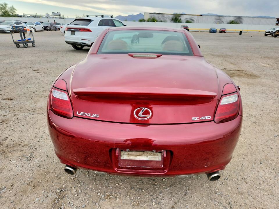 Продажа на аукционе авто 2006 Lexus Sc, vin: JTHFN48Y069001164, номер лота: 55454826