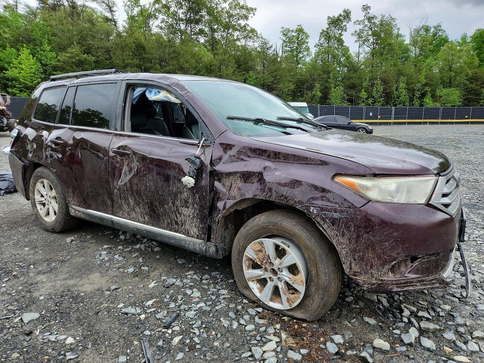 2012 Toyota Highlander მანქანა იყიდება აუქციონზე, vin: 5TDZK3EH7CS060490, აუქციონის ნომერი: 52552686