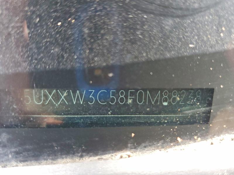 53014536 :رقم المزاد ، 5UXXW3C58F0M88238 vin ، 2015 Bmw X4 مزاد بيع