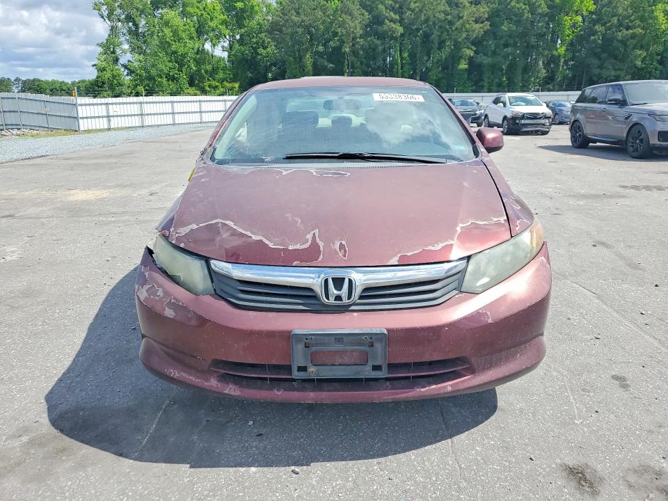 2012 Honda Civic მანქანა იყიდება აუქციონზე, vin: 2HGFB2F57CH558514, აუქციონის ნომერი: 53338306