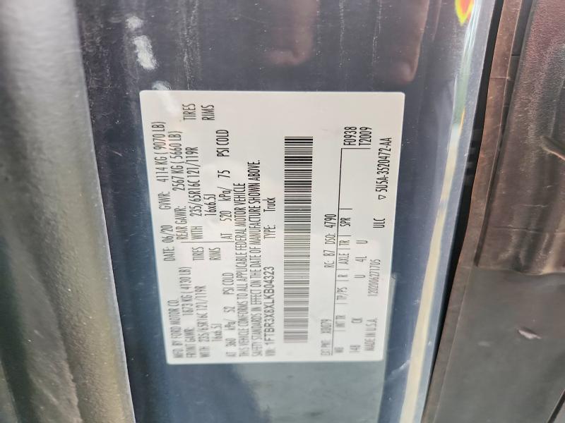 Aukcja sprzedaży 2020 Ford Transit, vin: 1FTBR3X8XLKB04323, numer aukcji: 51701586