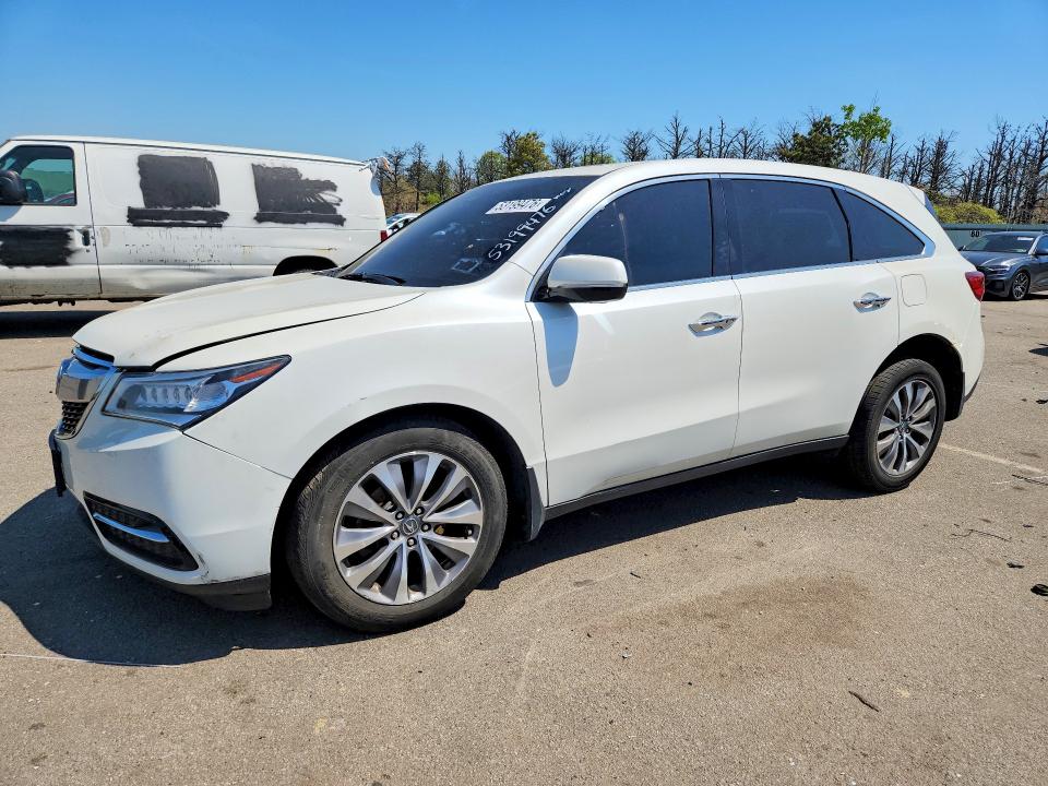 2016 Acura Mdx მანქანა იყიდება აუქციონზე, vin: 5FRYD4H4XGB046869, აუქციონის ნომერი: 53199476