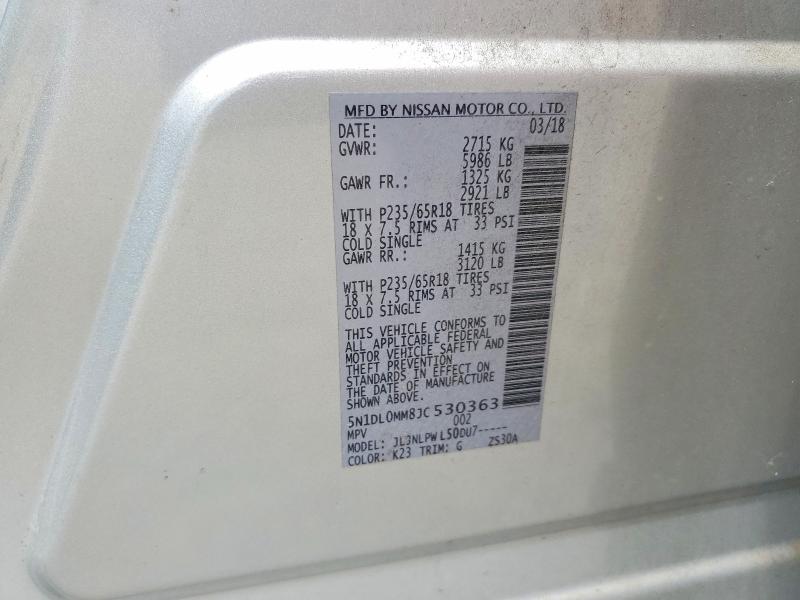 Продажа на аукционе авто 2018 Infiniti Qx60, vin: 5N1DL0MM8JC530363, номер лота: 54432746