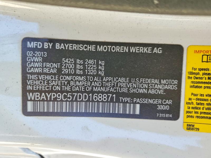 Продажа на аукционе авто 2013 Bmw 650, vin: WBAYP9C57DD168871, номер лота: 53538346