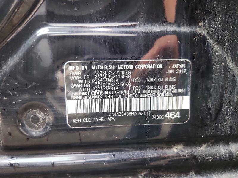 Aukcja sprzedaży 2017 Mitsubishi Outlander, vin: JA4AZ3A38HZ063417, numer aukcji: 52524136
