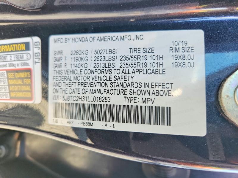 Продажа на аукционе авто 2020 Acura Rdx, vin: 5J8TC2H31LL018283, номер лота: 52137626