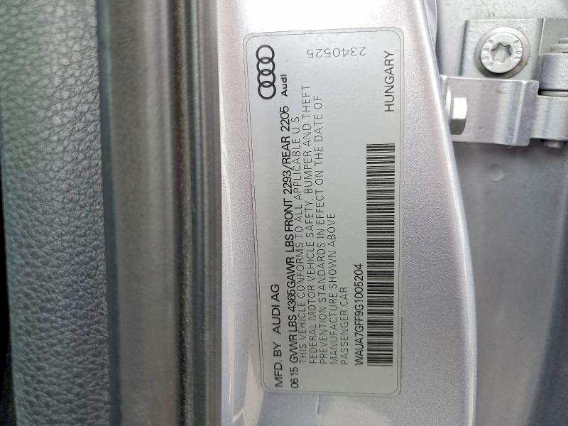 Продаж на аукціоні авто 2016 Audi A3, vin: WAUA7GFF9G1005204, номер лоту: 54330346