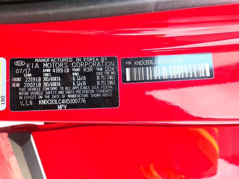 Aukcja sprzedaży 2017 Kia Niro, vin: KNDCB3LC4H5100776, numer aukcji: 53851266