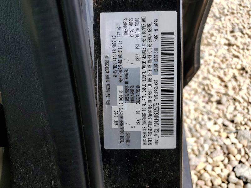 52095656 :رقم المزاد ، JM1GL1VM0M1602579 vin ، 2021 Mazda 6 مزاد بيع